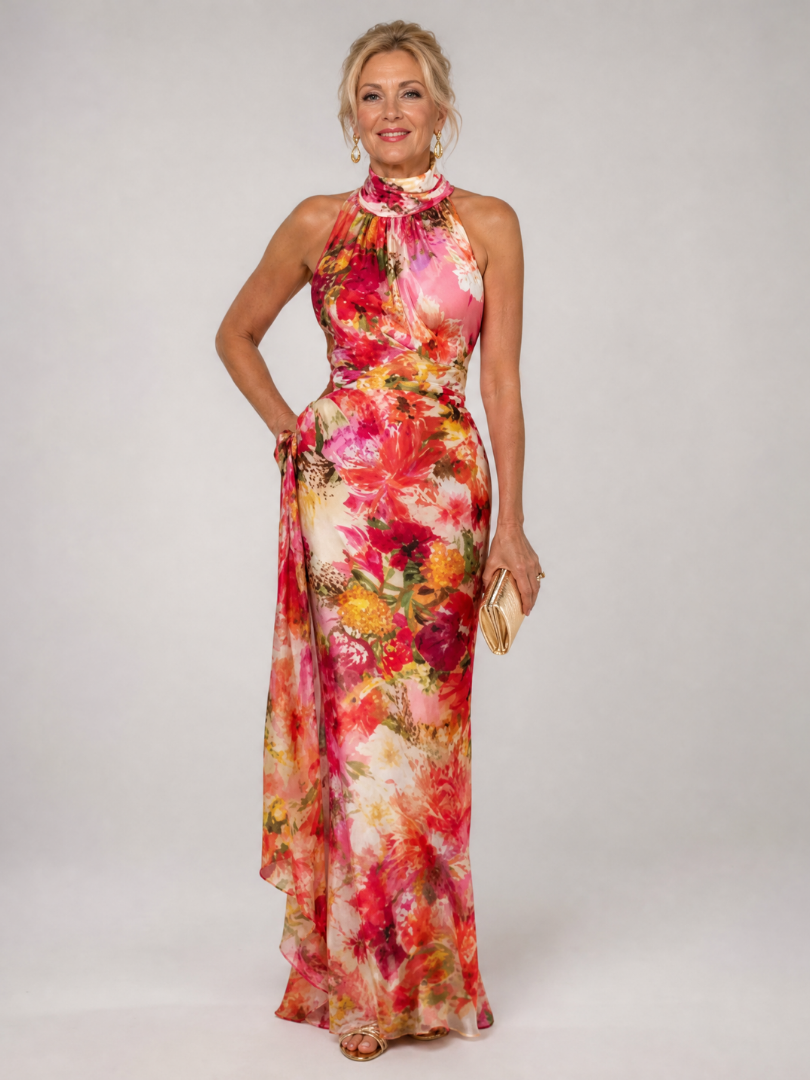 Elisabetta | Vestido Maxi Floral Premium