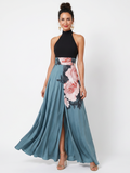 Olympas | Vestido Maxi Floral Elegante
