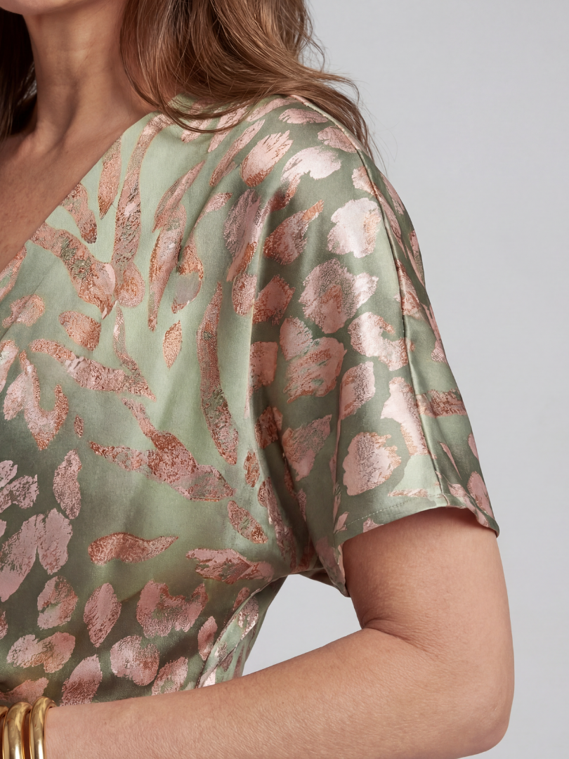 Coralie | Vestido Midi Estampado