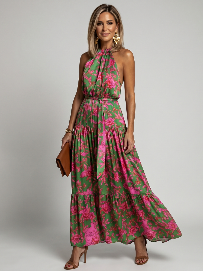 Rowen | Vestido Midi de Volantes