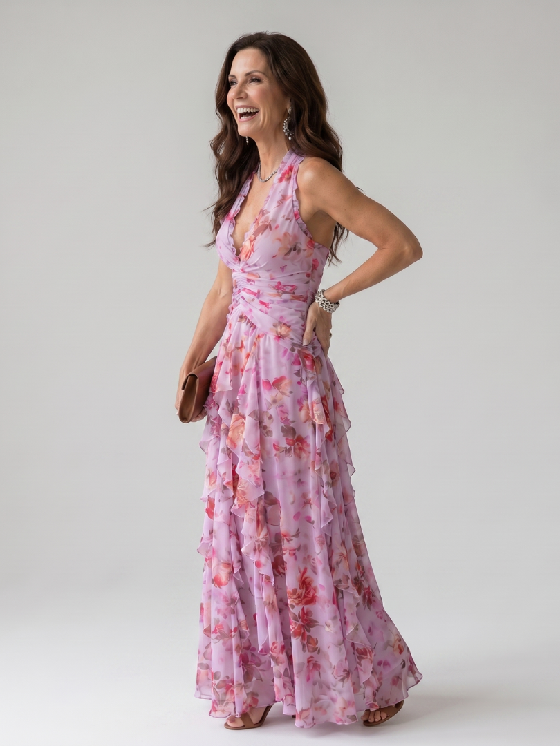 Nori | Vestido Maxi de Volantes