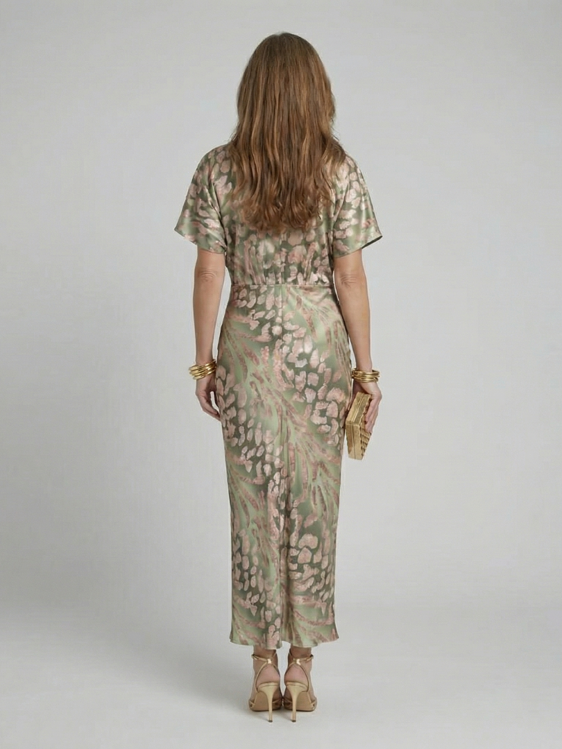 Coralie | Vestido Midi Estampado