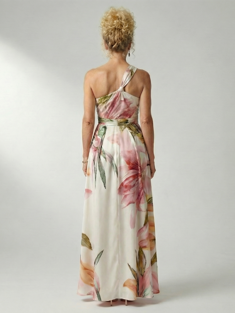 Amiel | Vestido Maxi con Estampado Floral