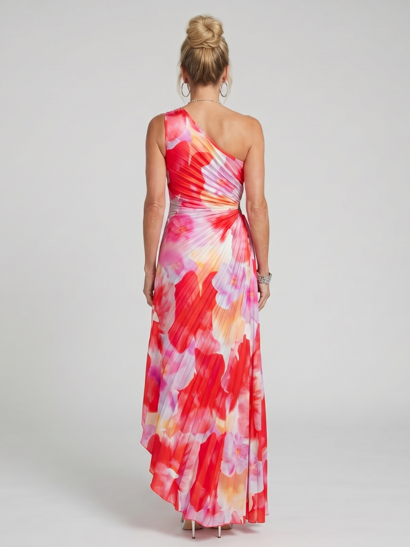 Taya | Vestido Midi de Un Hombro