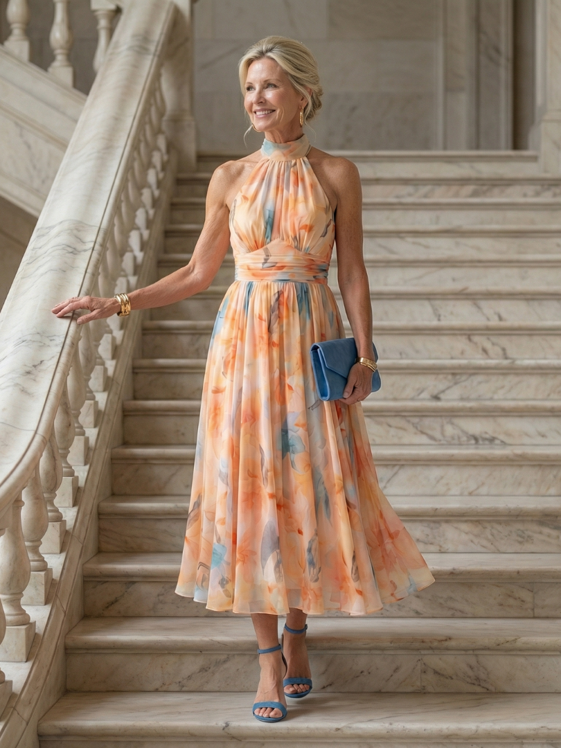 Elin | Vestido Midi Sofisticado