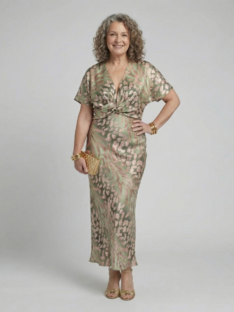 Coralie | Vestido Midi Estampado