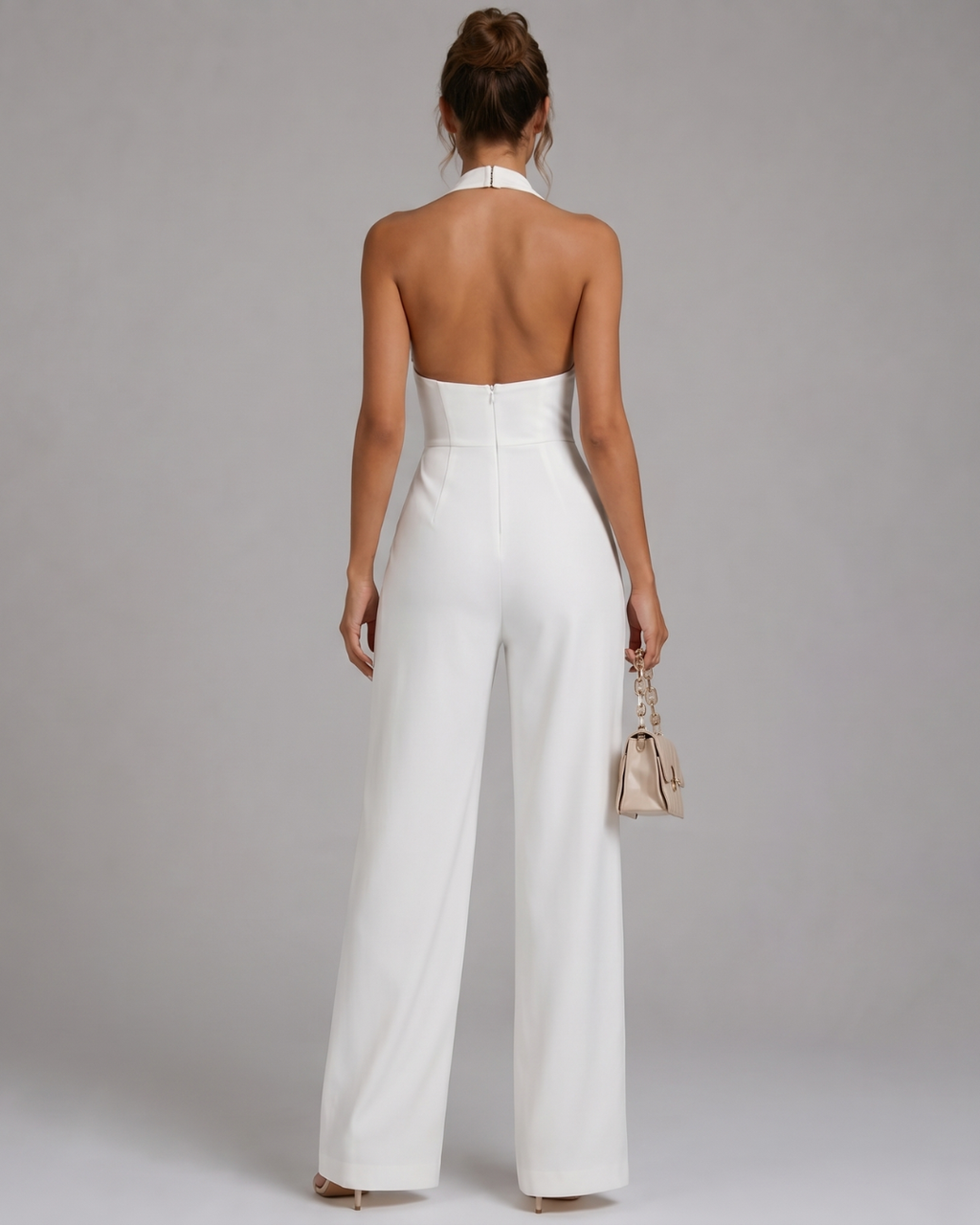 Palazzo | Mono con Cuello Anudado