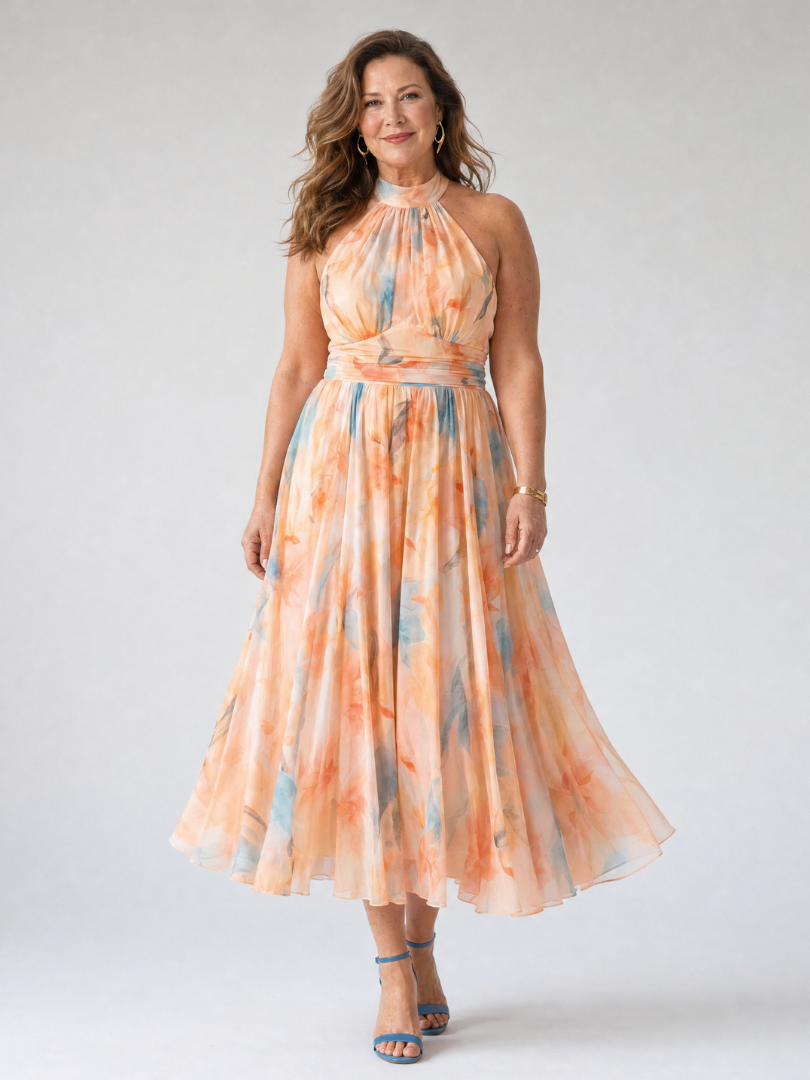 Elin | Vestido Midi Sofisticado