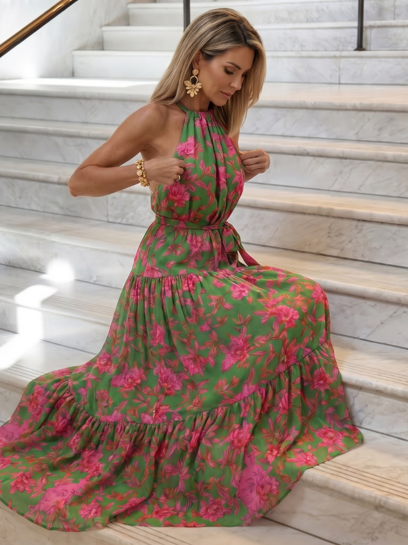 Rowen | Vestido Midi de Volantes