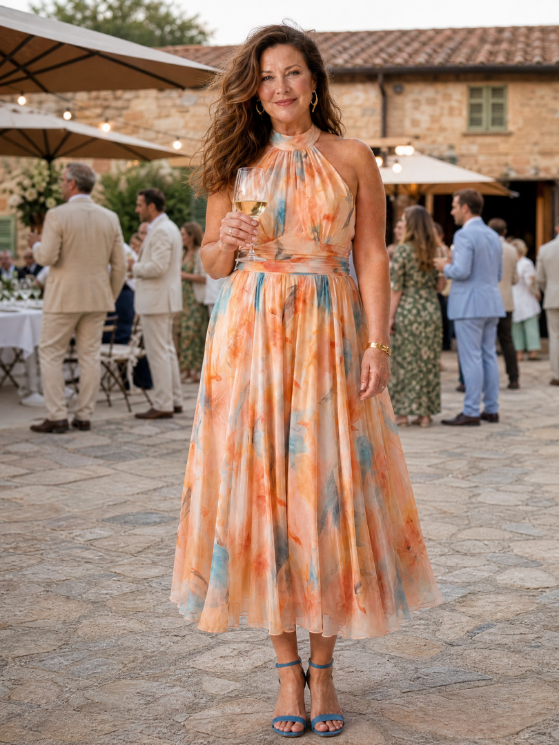 Elin | Vestido Midi Sofisticado
