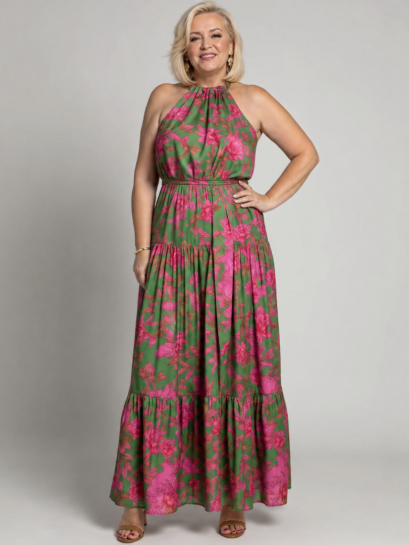 Rowen | Vestido Midi de Volantes