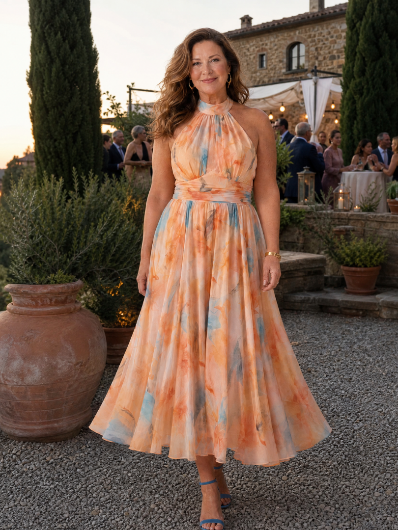 Elin | Vestido Midi Sofisticado