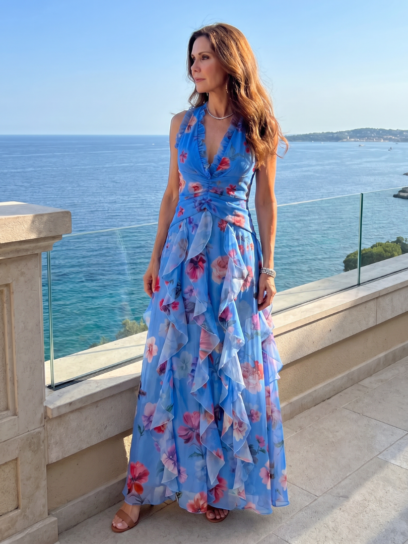 Nori | Vestido Maxi de Volantes
