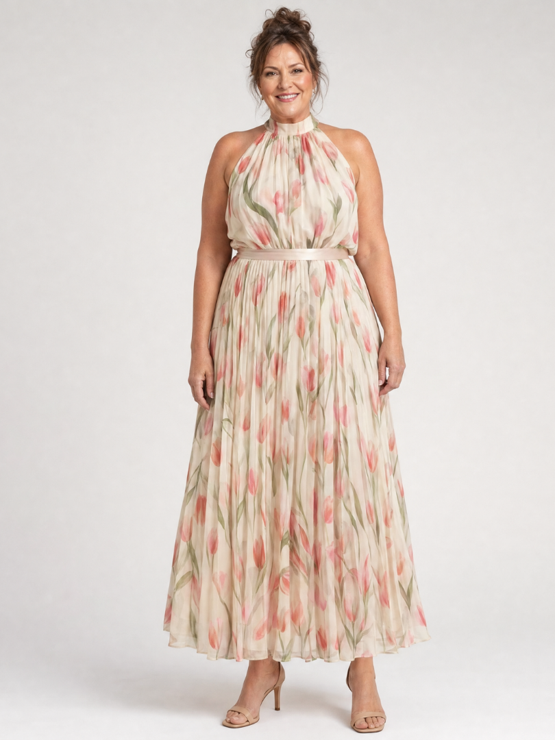 Aurelle | Vestido Midi Floral Elegante