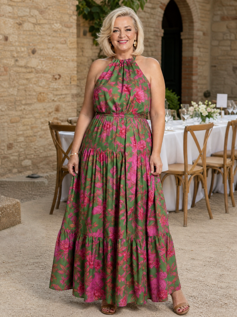 Rowen | Vestido Midi de Volantes
