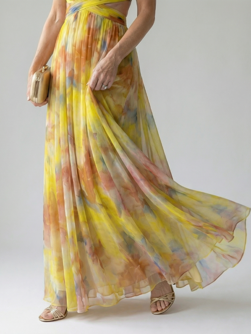 Isel | Vestido Maxi Fluido