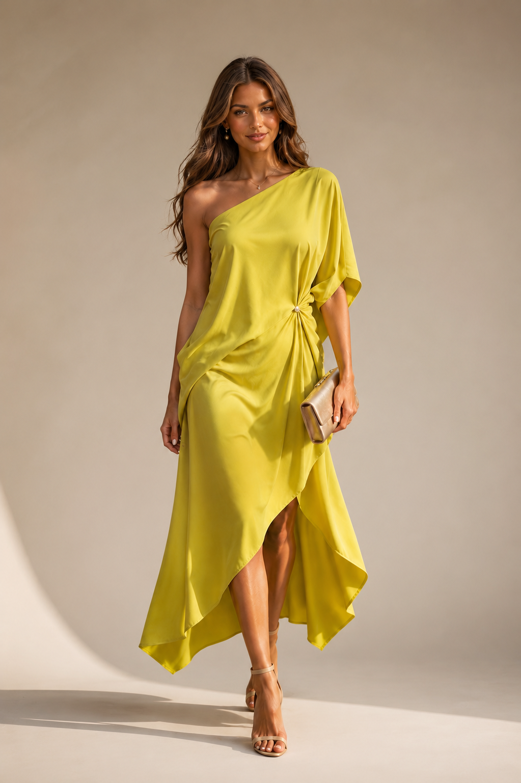 Camila | Vestido asimétrico elegante