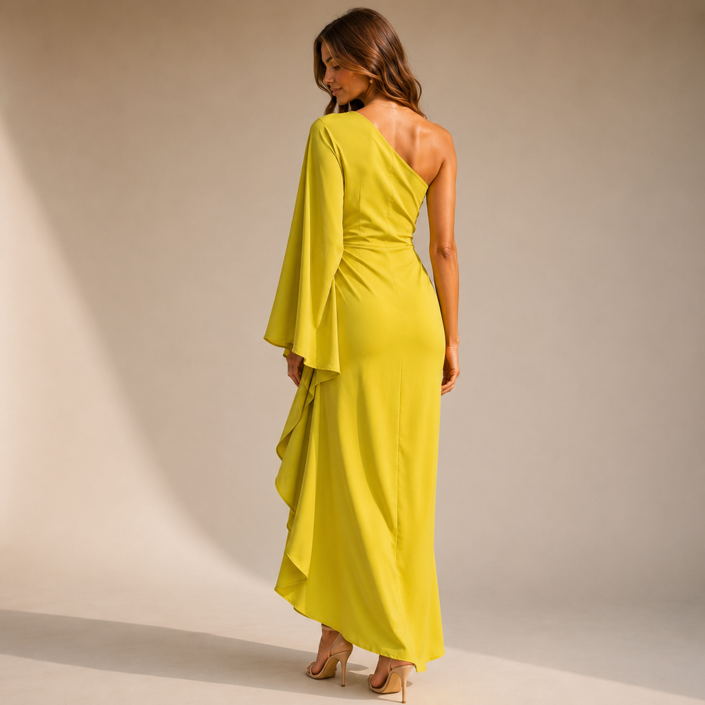 Camila | Vestido asimétrico elegante