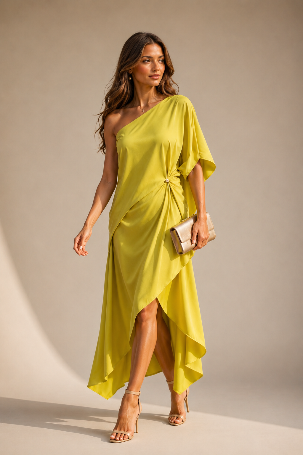 Camila | Vestido asimétrico elegante