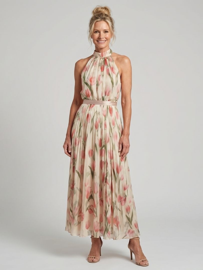 Aurelle | Vestido Midi Floral Elegante