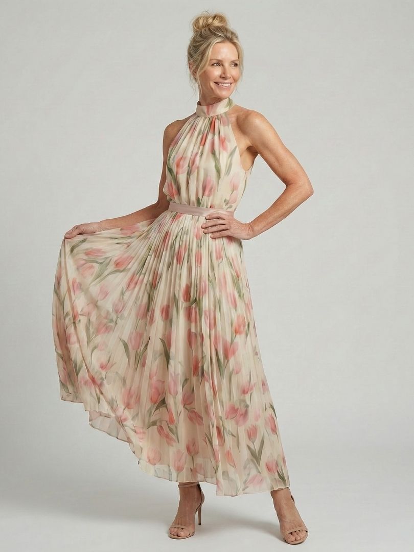 Aurelle | Vestido Midi Floral Elegante