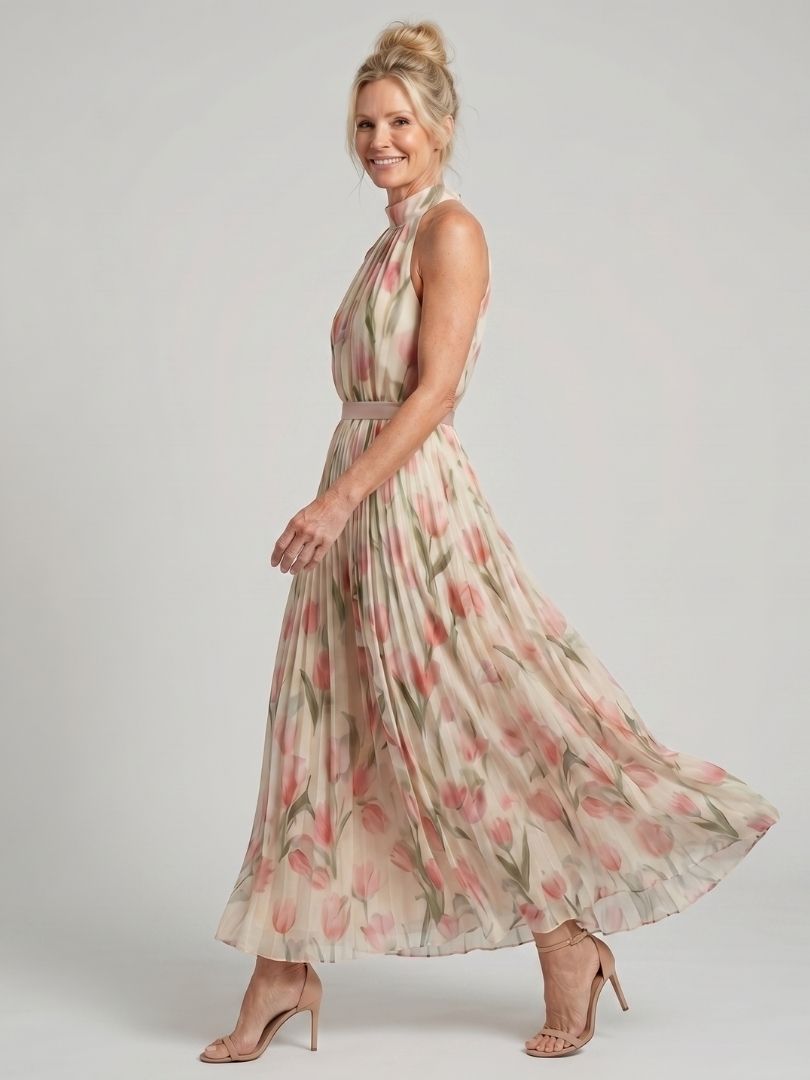 Aurelle | Vestido Midi Floral Elegante