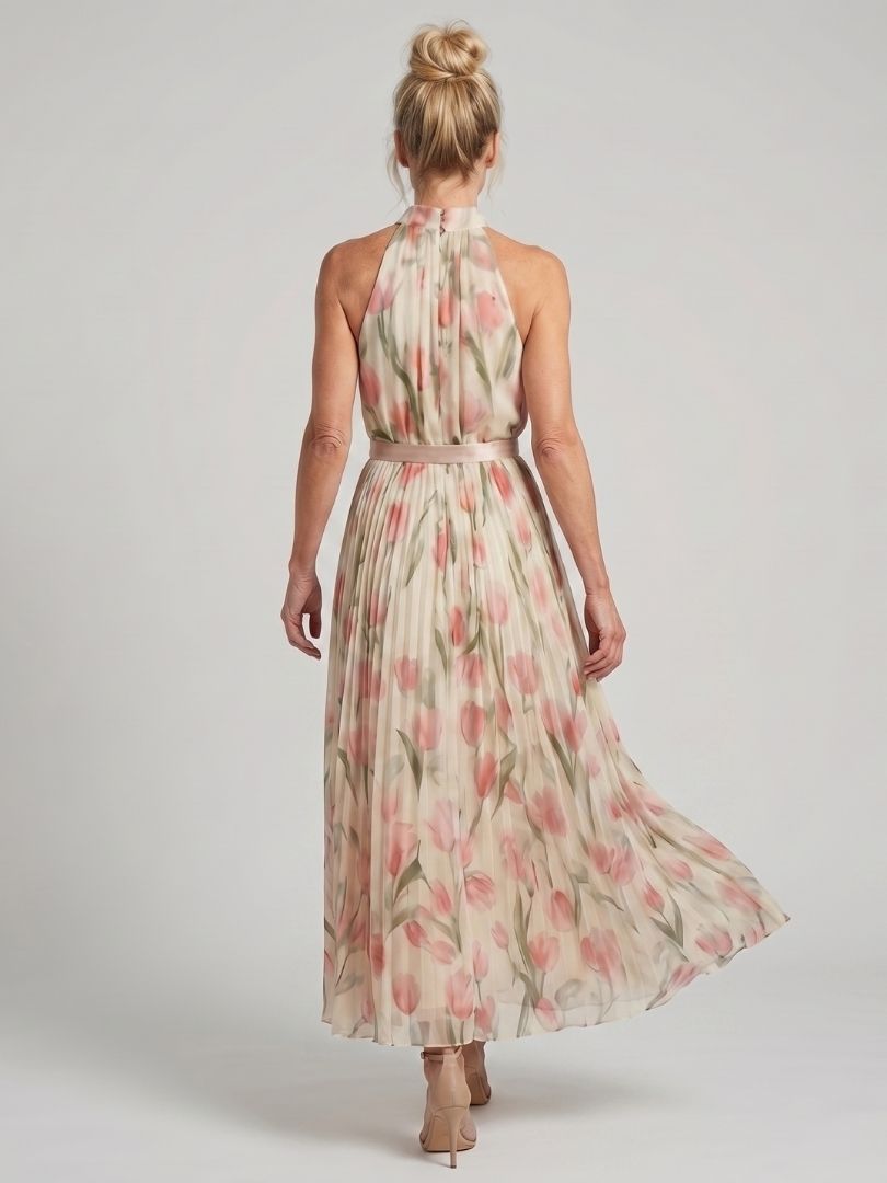 Aurelle | Vestido Midi Floral Elegante