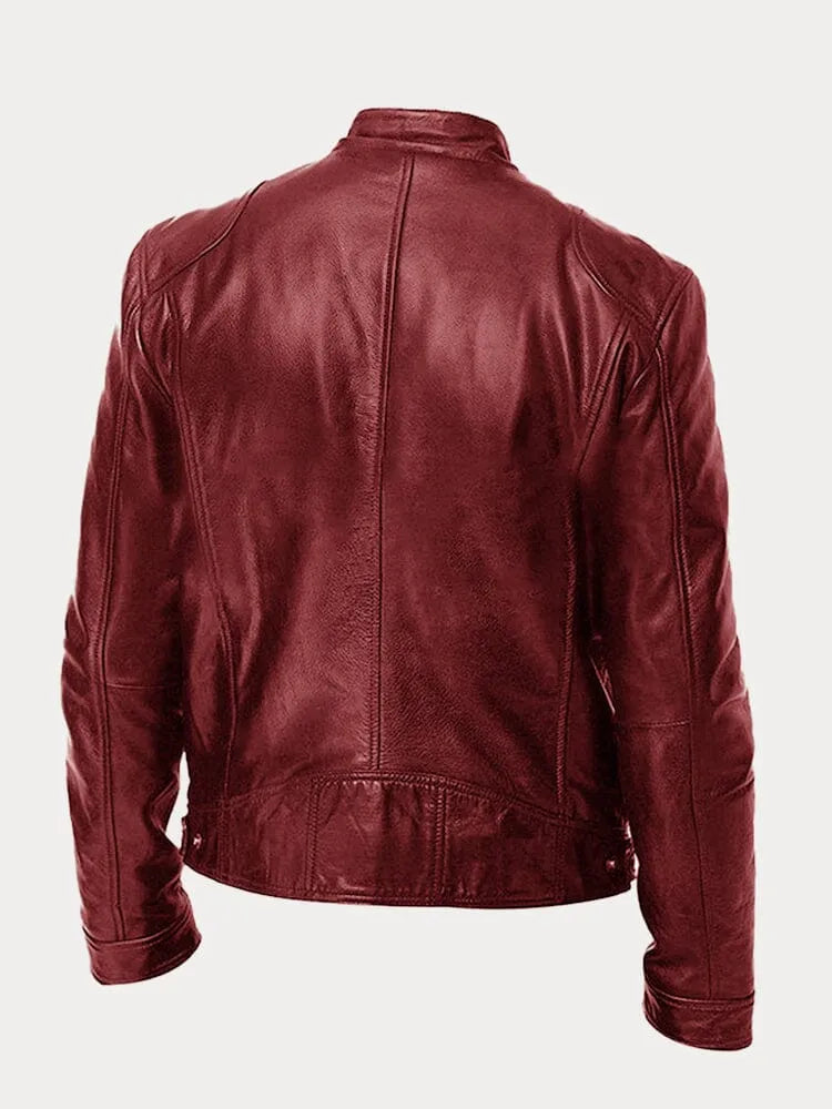 Chaqueta de cuero signature