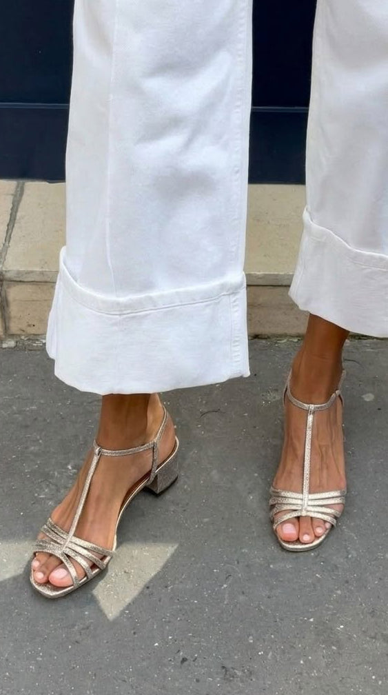 Alegra™ | Sandalias Doradas para el Día a Día