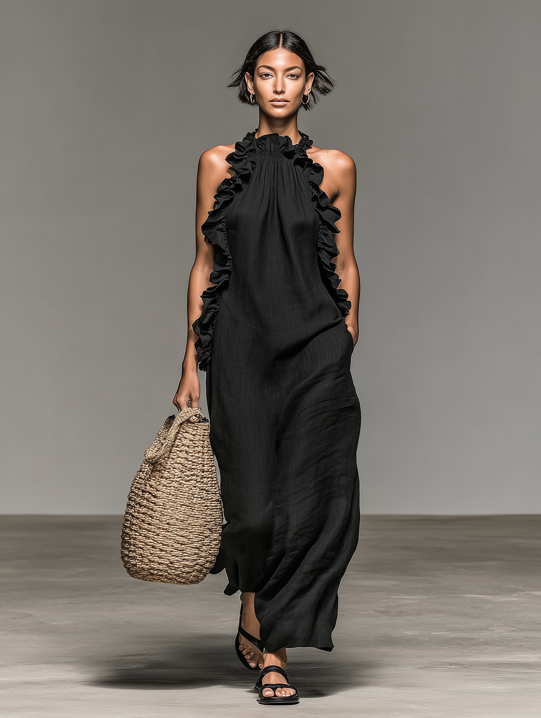 Renata | Vestido Maxi con Bolsillos